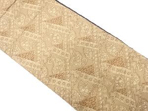 アンティーク　ペイズリー模様織り出し昼夜帯(材料)